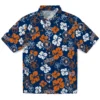 Houston Astros Hawaiian Shirt - Tropical Floral Pattern Aloha Shirt