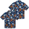 Houston Astros Hawaiian Shirt - Tropical Floral Pattern Aloha Shirt