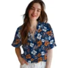 Houston Astros Hawaiian Shirt - Tropical Floral Pattern Aloha Shirt