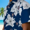 Houston Astros Hawaiian Shirt - Hibiscus Blooms Blue White - Gift For Men, Women