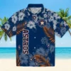 Houston Astros Hawaiian Shirt - Hibiscus Print Blue - Gift For Men, Women