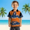 Houston Astros Hawaiian Shirt - Hibiscus Stripe Blue Black - Gift For Men, Women