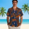 Houston Astros Hawaiian Shirt - Leafy Palms Blue - Gift For Men, Women