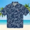 Houston Astros Hawaiian Shirt - Leafy Pattern Blue - Gift For Men, Women