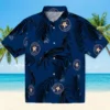 Houston Astros Hawaiian Shirt - Palm Leaf Blue Aloha Shirt