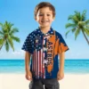 Houston Astros Hawaiian Shirt - Stitched Flag Blue Aloha Shirt