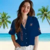 Houston Astros Hawaiian Shirt - Stuart Minion Blue Aloha Shirt