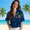 Houston Astros Hawaiian Shirt - Surfboard Palm Blue Aloha Shirt
