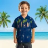 Houston Astros Hawaiian Shirt - Surfboard Palm Blue Aloha Shirt