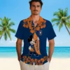Houston Astros Hawaiian Shirt - Surfing Mickey Blue Aloha Shirt