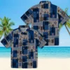 Houston Astros Hawaiian Shirt - Tribal Symbols Blue Aloha Shirt