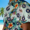 Houston Astros Hawaiian Shirt - Tropical Foliage Green Aloha Shirt