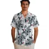 Houston Texans Hawaiian Shirt - Personalized Baseball Floral Hibiscus Palm Leaves Aloha Shirt