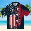 Houston Texans Hawaiian Shirt - Personalized Baseball Floral Stitched Flag Blue Aloha Shirt