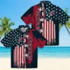Houston Texans Hawaiian Shirt - Personalized Baseball Floral Stitched Flag Blue Aloha Shirt