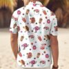 Dunkin Donuts Coffee Hawaiian Shirt For Women - Pattern Print - Casual Streetwear Summer Gift