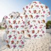 Dunkin Donuts Coffee Hawaiian Shirt For Women - Pattern Print - Casual Streetwear Summer Gift