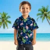 Indianapolis Colts Hawaiian Shirt - Flamingo Leaf Motif Blue Aloha Shirt