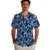 Indianapolis Colts Hawaiian Shirt - Floral Pineapple Blue Aloha Shirt