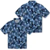 Indianapolis Colts Hawaiian Shirt - Floral Pineapple Blue Aloha Shirt