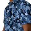 Indianapolis Colts Hawaiian Shirt - Floral Pineapple Blue Aloha Shirt