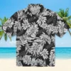 Indianapolis Colts Hawaiian Shirt - Monstera Leaf Pattern Black Aloha Shirt