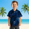 Indianapolis Colts Hawaiian Shirt - Palm Leaf Blue Aloha Shirt