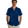 Indianapolis Colts Hawaiian Shirt - Stuart Minion Blue Aloha Shirt