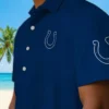Indianapolis Colts Hawaiian Shirt - Stuart Minion Blue Aloha Shirt