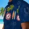 Indianapolis Colts Hawaiian Shirt - Surfboard Palm Blue Aloha Shirt