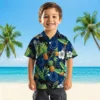 Indianapolis Colts Hawaiian Shirt - Toucan Hibiscus Pineapple Blue Green Aloha Shirt