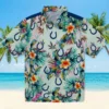 Indianapolis Colts Hawaiian Shirt - Tropical Foliage Green Aloha Shirt