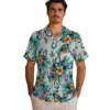 Indianapolis Colts Hawaiian Shirt - Tropical Foliage Green Aloha Shirt
