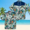 Indianapolis Colts Hawaiian Shirt - Tropical Foliage Green Aloha Shirt