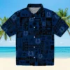 Indianapolis Colts Hawaiian Shirt - Tropical Patchwork Blue Black Aloha Shirt