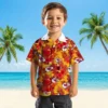 Kansas City Chiefs Hawaiian Shirt - Personalized Baseball Floral Toucan Red Aloha Shirt