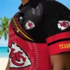 Kansas City Chiefs Hawaiian Shirt - Personalized Baseball Floral Football Wave Red Black Aloha Shirt