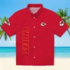 Kansas City Chiefs Hawaiian Shirt - Personalized Baseball Floral Stuart Minion Red Aloha Shirt