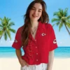 Kansas City Chiefs Hawaiian Shirt - Personalized Baseball Floral Stuart Minion Red Aloha Shirt