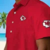Kansas City Chiefs Hawaiian Shirt - Personalized Baseball Floral Stuart Minion Red Aloha Shirt
