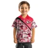 Kansas City Chiefs Hawaiian Shirt - Personalized Baseball Floral Sunset Palms Red White Aloha Shirt