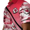 Kansas City Chiefs Hawaiian Shirt - Personalized Baseball Floral Sunset Palms Red White Aloha Shirt