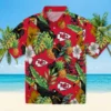 Kansas City Chiefs Hawaiian Shirt - Personalized Baseball Floral Toucan Hibiscus Pineapple Aloha Shirt
