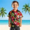 Kansas City Chiefs Hawaiian Shirt - Personalized Baseball Floral Toucan Hibiscus Pineapple Aloha Shirt