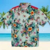 Kansas City Chiefs Hawaiian Shirt - Personalized Baseball Floral Tropical Foliage Green Aloha Shirt