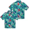 Kansas City Royals Hawaiian Shirt - Custom Hibiscus Blossoms Royal Blue Aloha Shirt