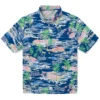 Kansas City Royals Hawaiian Shirt - Tropical Palms Aloha Shirt