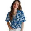 Kansas City Royals Hawaiian Shirt - Tropical Floral Pattern Aloha Shirt