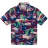 Los Angeles Angels Hawaiian Shirt - Tropical Palms Aloha Shirt