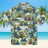 Los Angeles Angels Hawaiian Shirt - Tropical Yoda Green Aloha Shirt